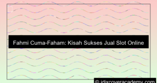 Fahmi Cuma Faham Jual Slot Online Di Warnet