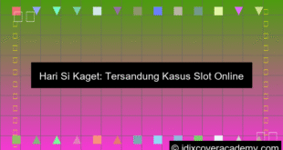 Hari Si Kaget Tersandung Kasus Slot Online Pelajar