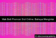 Mak Beti Promosi Slot Online Ke Mahasiswa